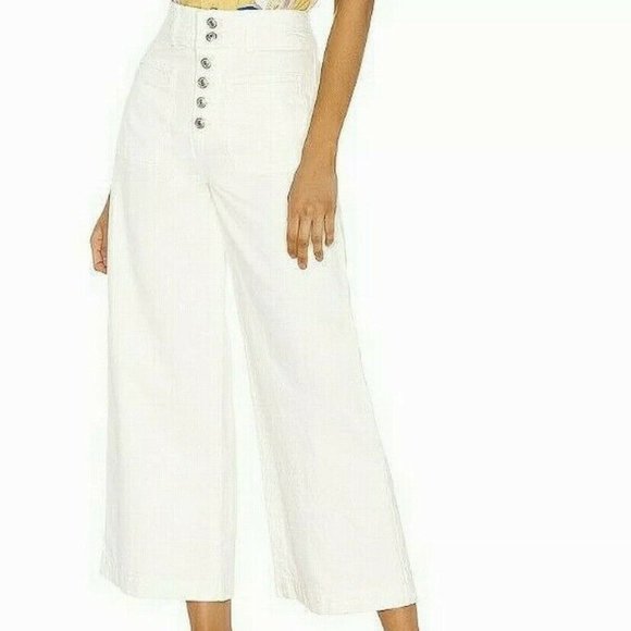 Free People Denim - Free People Women's Colette True White Size 29